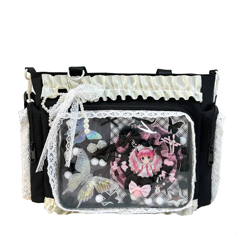 Lolita Lace Transparent Ita Bag