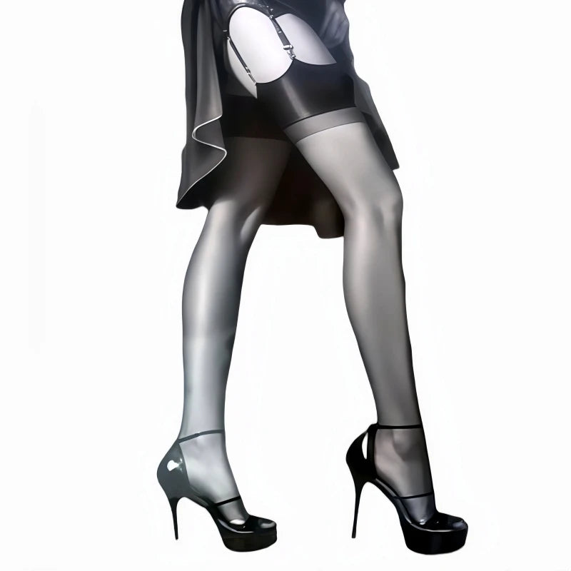 Super Long Non-elastic Thigh High Stockings For Height 160 - 190 CM Women Sexy Ultra Thin Transparent Medias With Retail Package