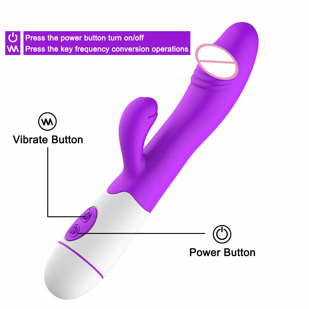 30-Speed Rabbit Vibrator