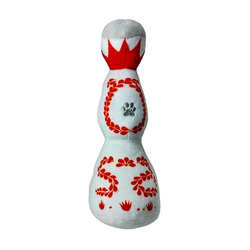 Tequila Bottle Squeaky Plush Dog Toy