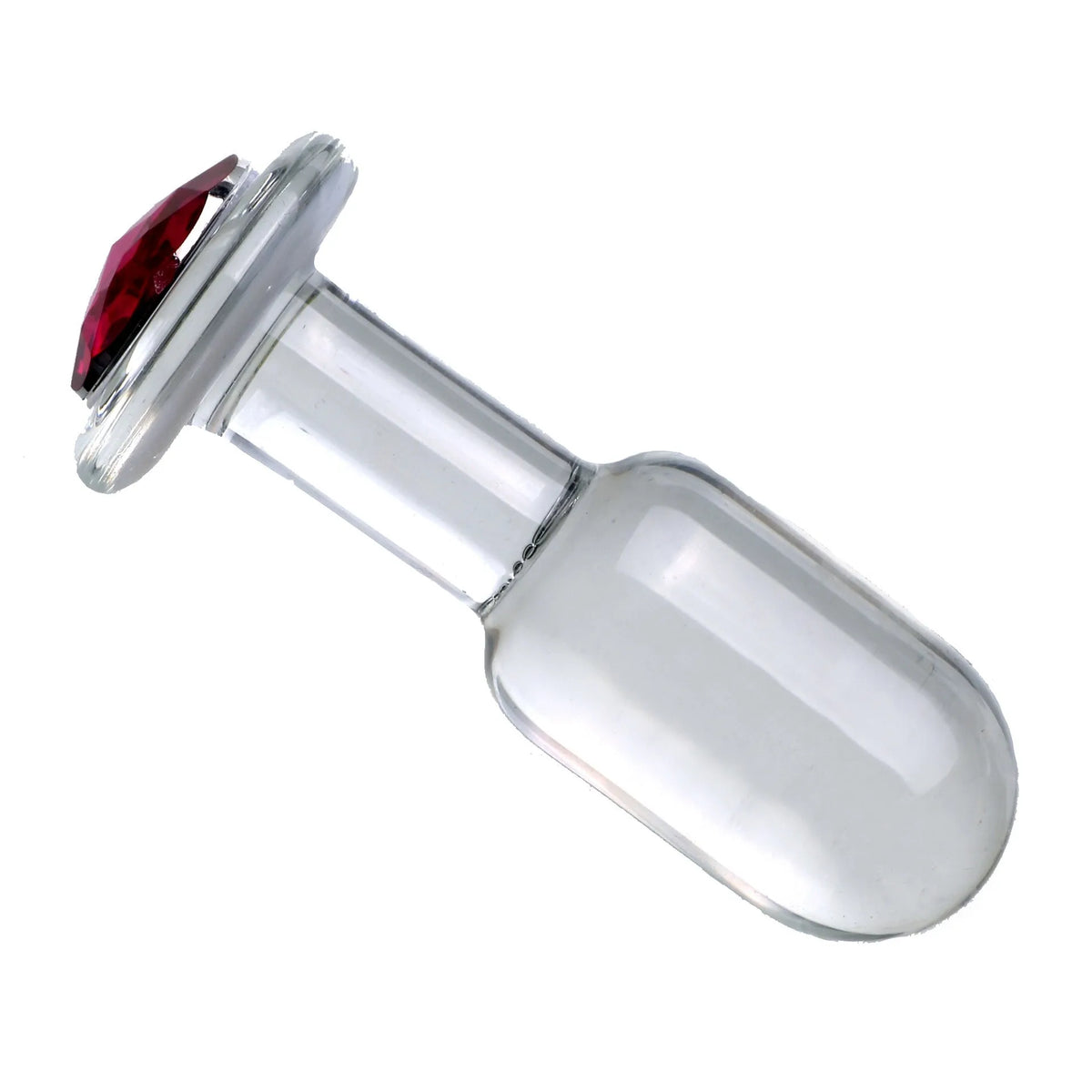 Wearable Crystal Glass Anal Plug