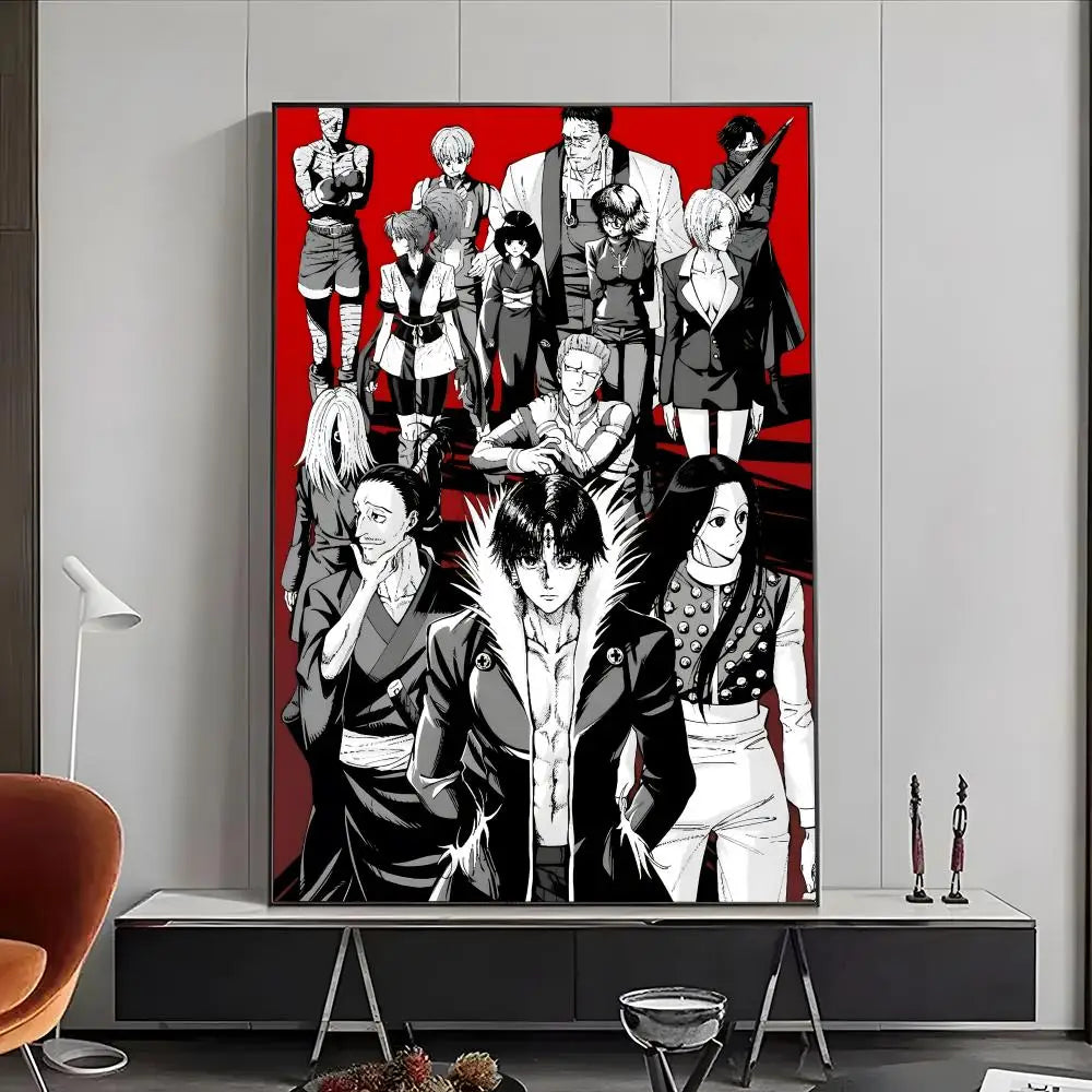 H-Hunter × Hunter Poster High-Definition Posters, Wall Art for Living Room and Home Decor.