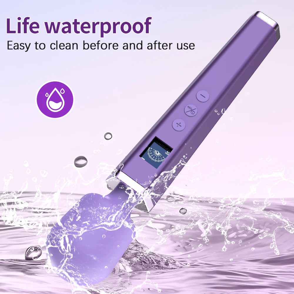 USB-Rechargeable Large Wand Vibrator