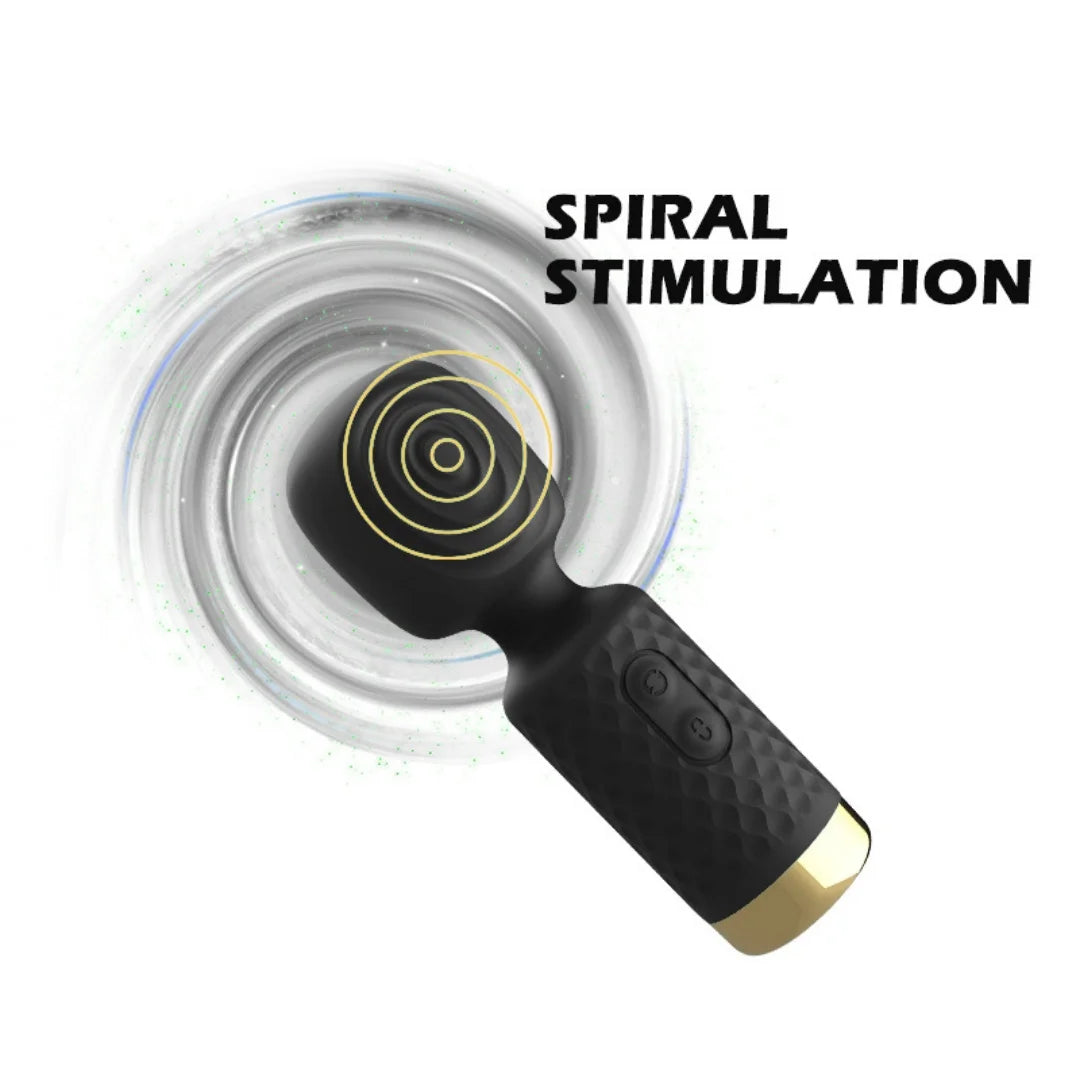 Rechargeable Mini Quiet Wand Vibrator