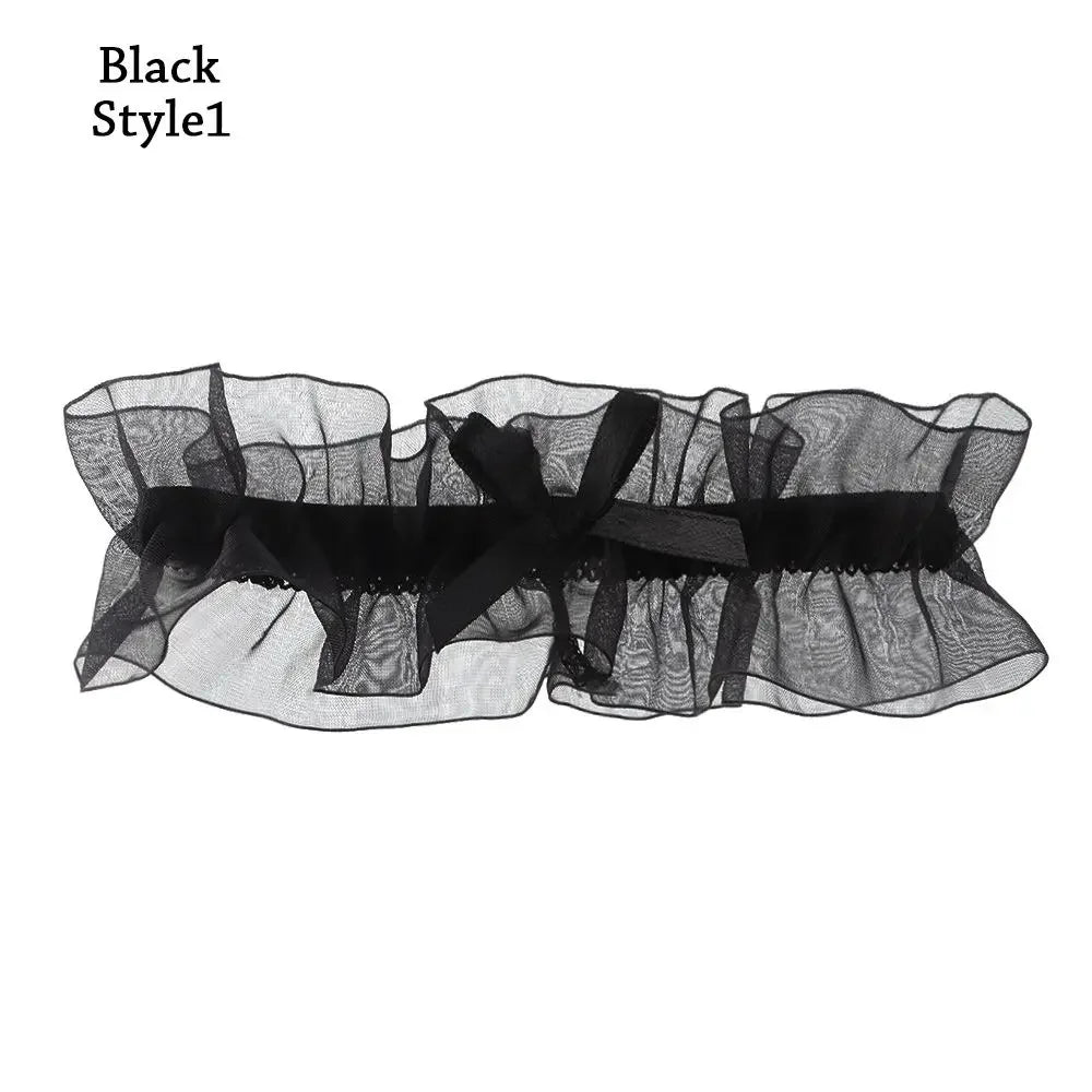 Sexy Leg Garters Belt Floral Bowknot Jartiyer Sexy Suspender Women Wedding Party Bridal Lingerie Cosplay Garter Lace