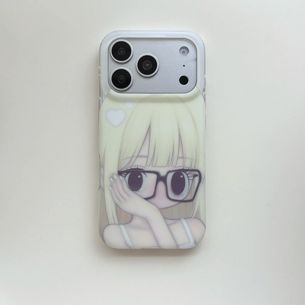Anime Girl Shockproof Phone Case for iPhone