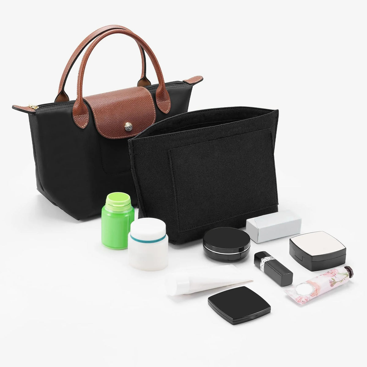 Felt Handbag Organizer Insert – 3 Sizes, 5 Colors