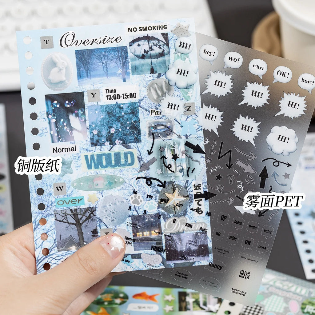 K-Pop Photocard Scrapbook Sticker Book
