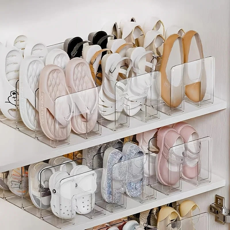 2/4-Pack Vertical Space-Saving Shoe Racks