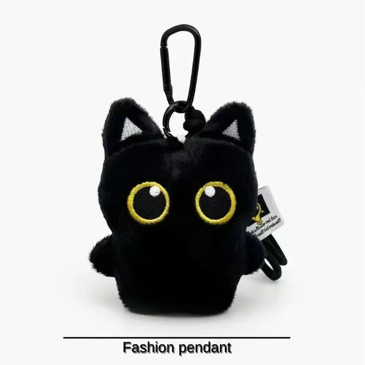 Black Cat Plush Keychain & Bag Charm
