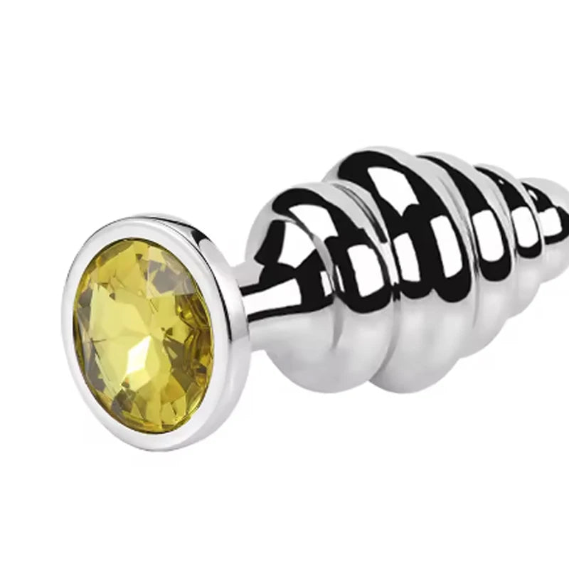 Crystal Stainless Steel Anal Plug