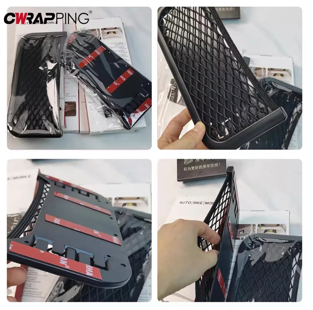 Car Organizers Car Storage Bag Mesh Multi Function Interior Accessories Supplies Trunk Box Organizer Automobiles Parts