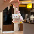 Cute Cat Plush Bag Charm Keychain