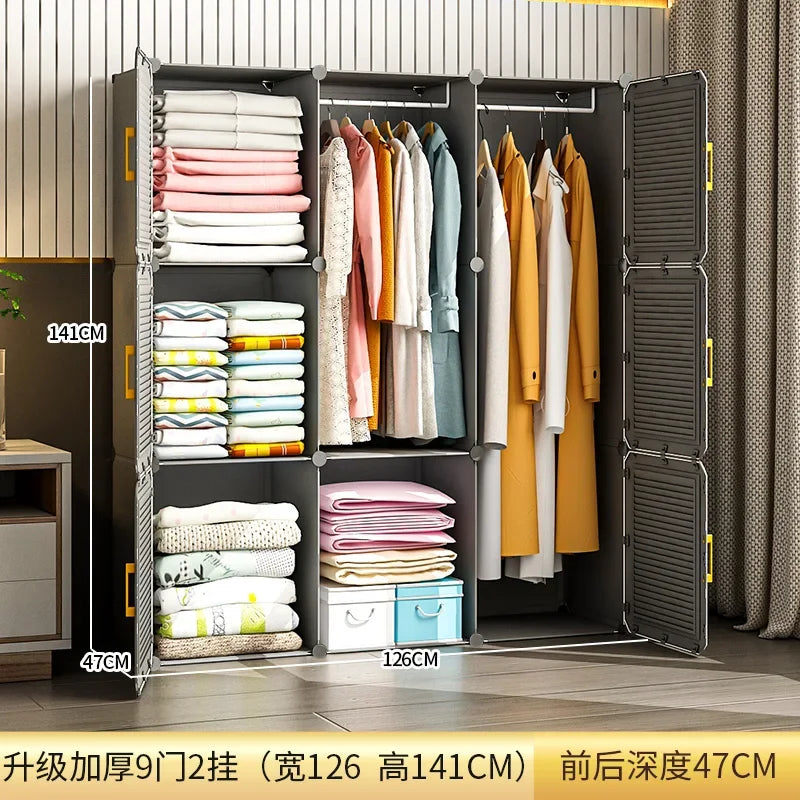 Plastic Wardrobe & Closet Storage Organizer