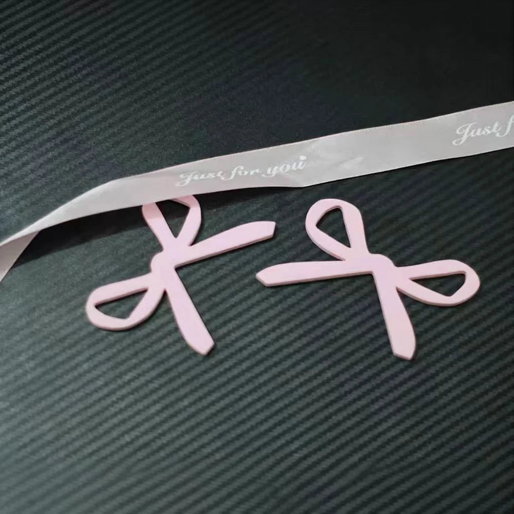 Cute Bow Monitor Corner Decoration