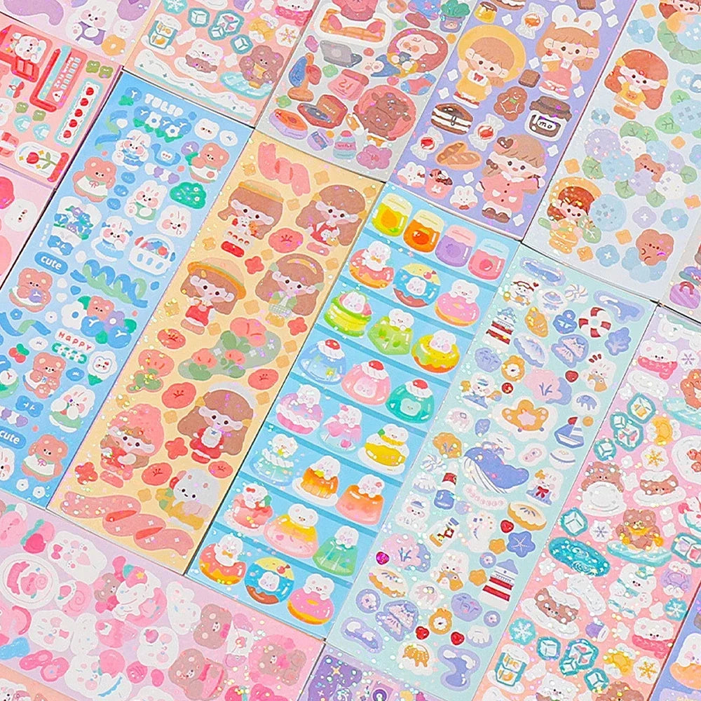 Kawaii Aesthetic Decorative Sticker Set