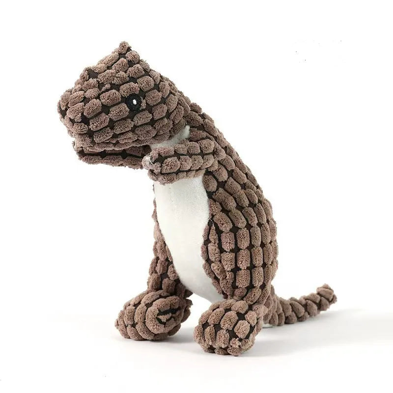Cats and Dogs Pet Plush Dinosaur Toys Interactive Dog Chew Toys Plush Stuffing Pet Supplies Dog Toys for Small Dogs Pet Accessor