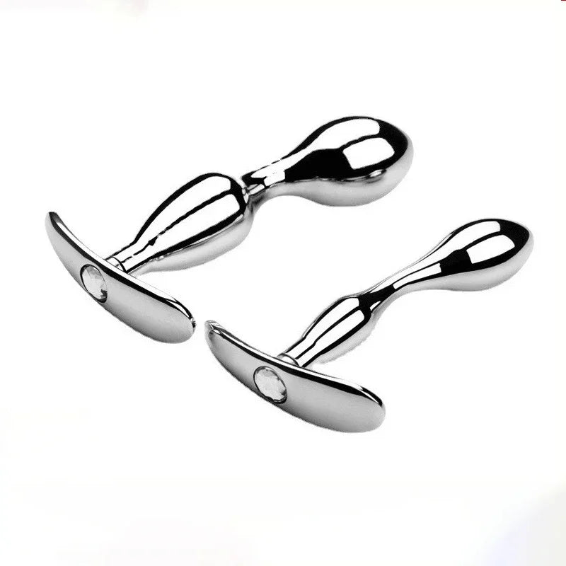 Stainless Steel Anchor-Base Anal Plug