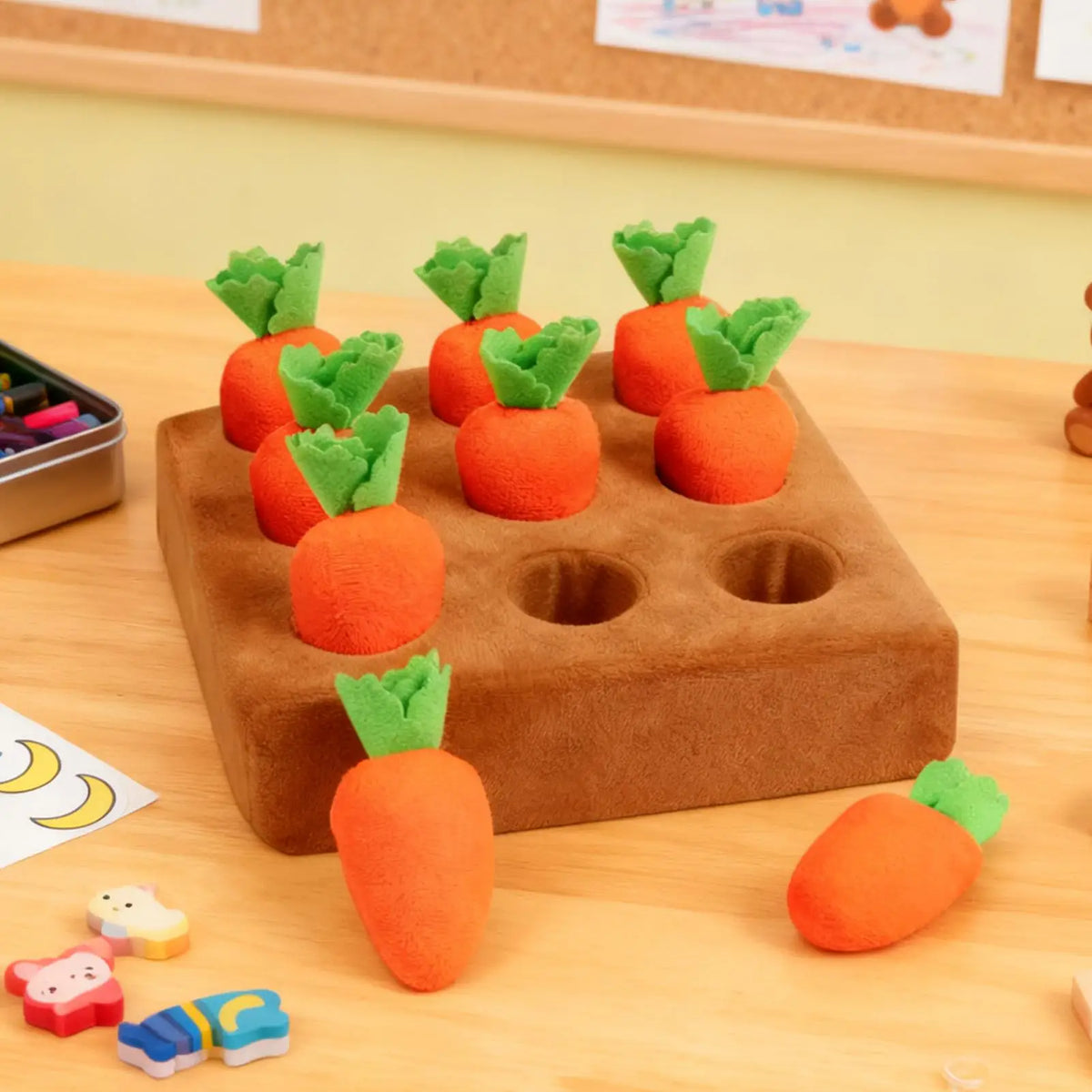 Carrot Snuffle Mat & Puzzle Dog Toy