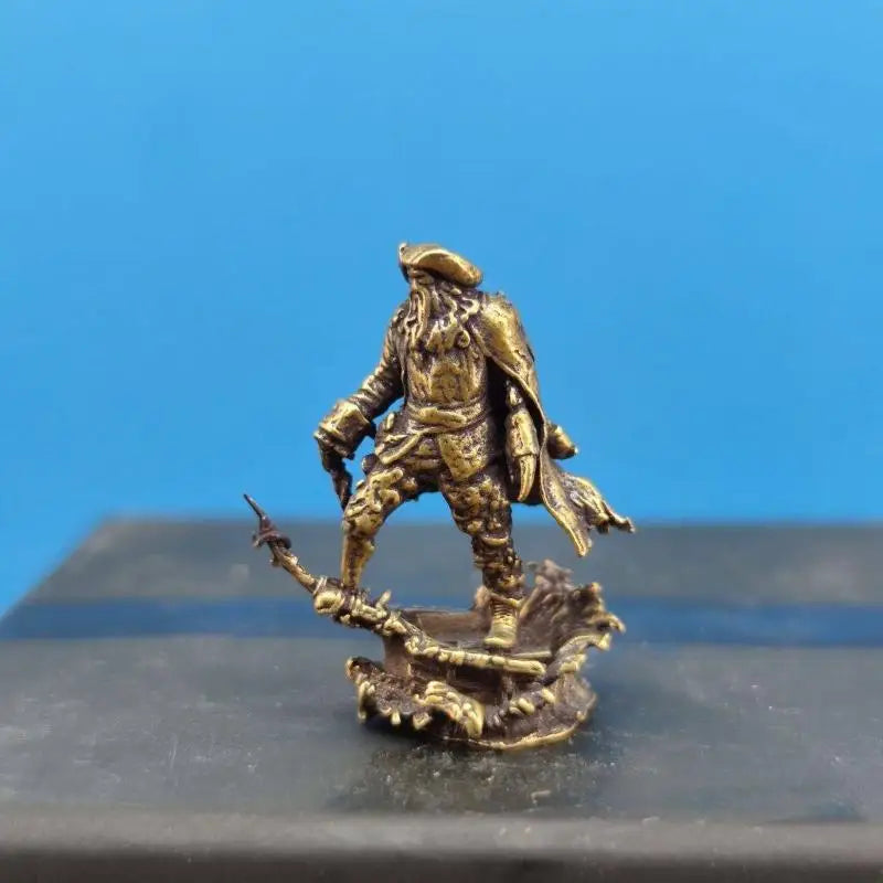 Brass Pirate Monster 1/64 Figurine Miniature Landscape Display Model Mini Figurines Ornaments
