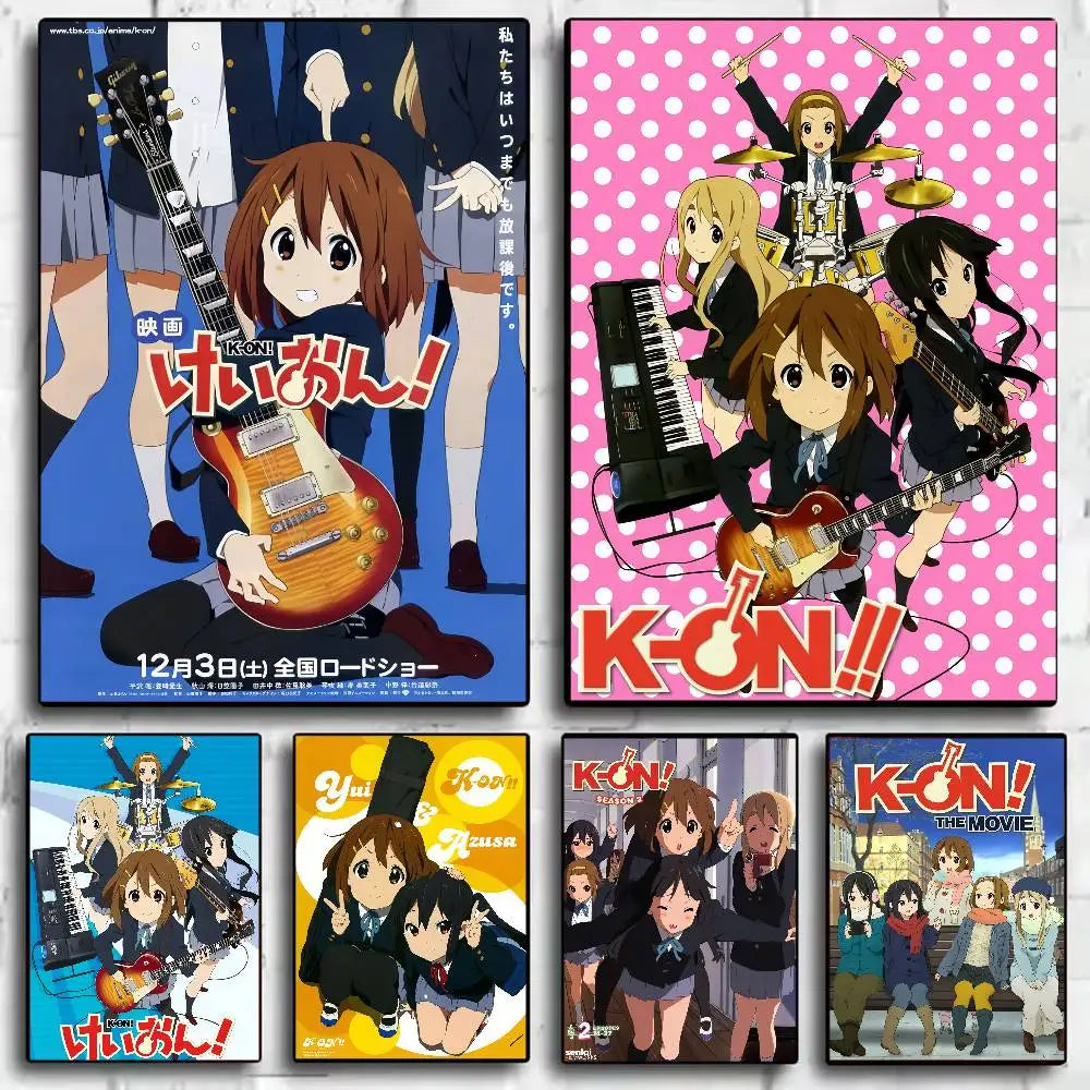 K-ON! Kawaii Girl Waterproof Wall Poster