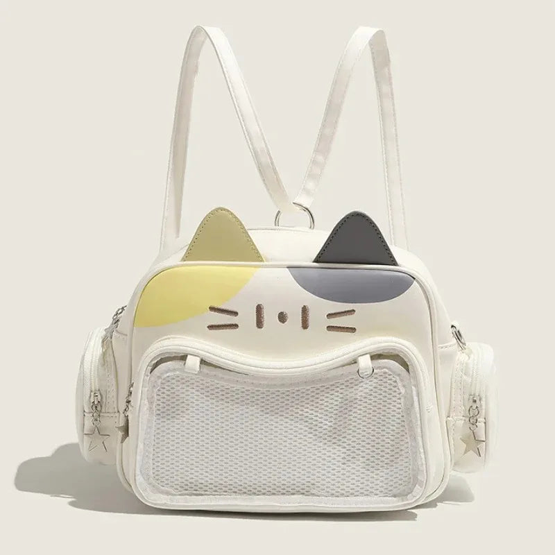 Kawaii Cat Transparent Ita Backpack