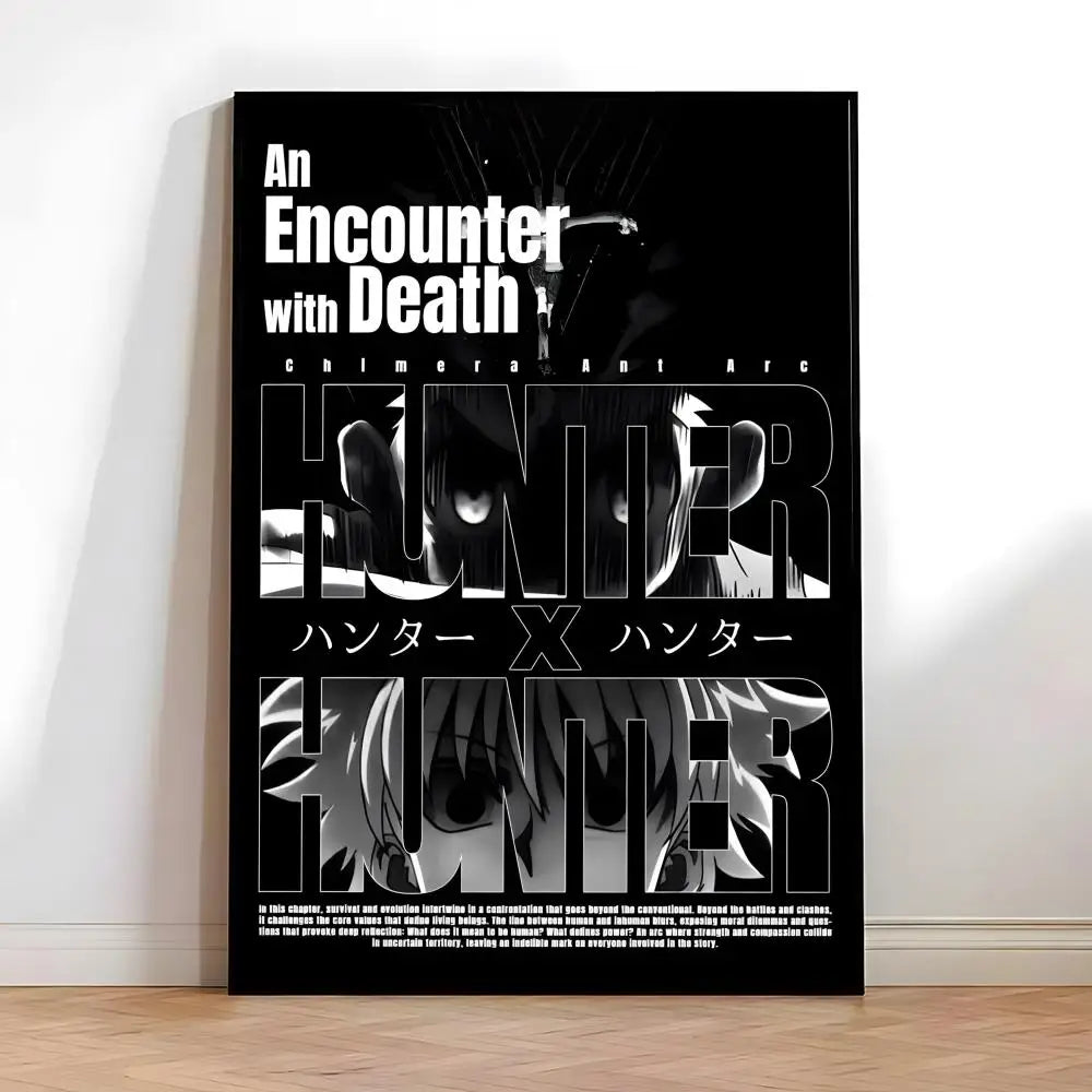 H-Hunter Hunter Poster High-quality vintage prints & posters for home, bar, cafe, aesthetic wall art.