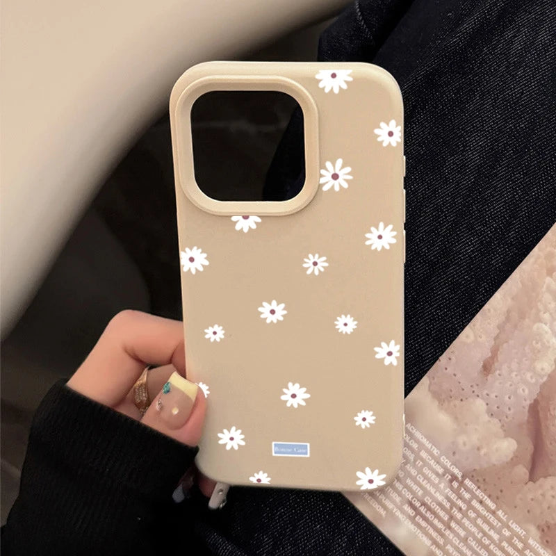 Daisy Flower Shockproof Phone Case for iPhone