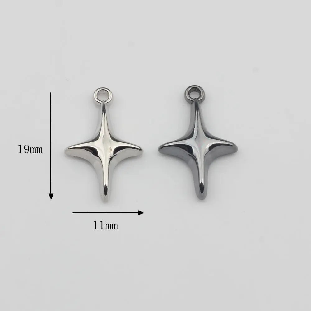 Black Heart, Cross & Star DIY Jewelry Charms