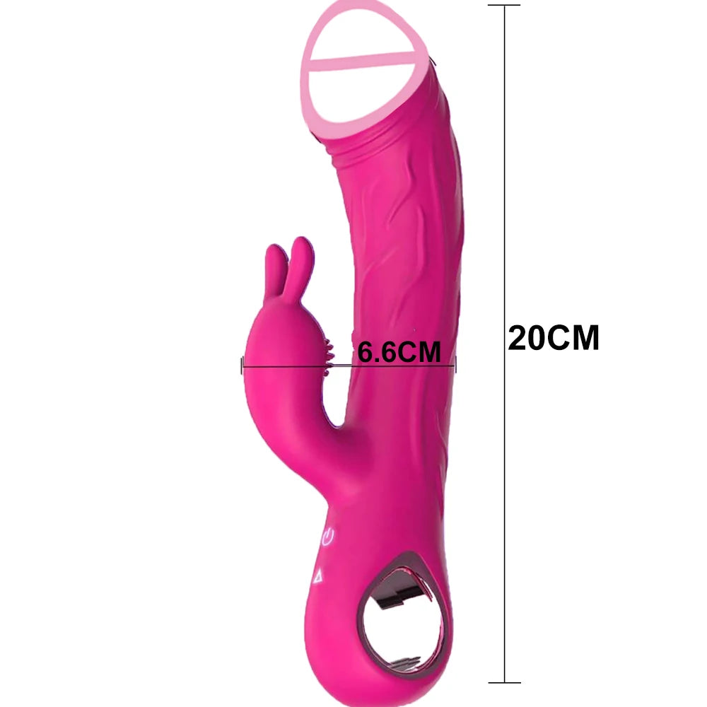 3-in-1 Rechargeable Quiet Rabbit Vibrator