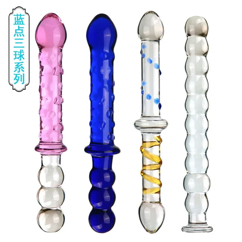 Crystal Glass G-Spot & Anal Wand
