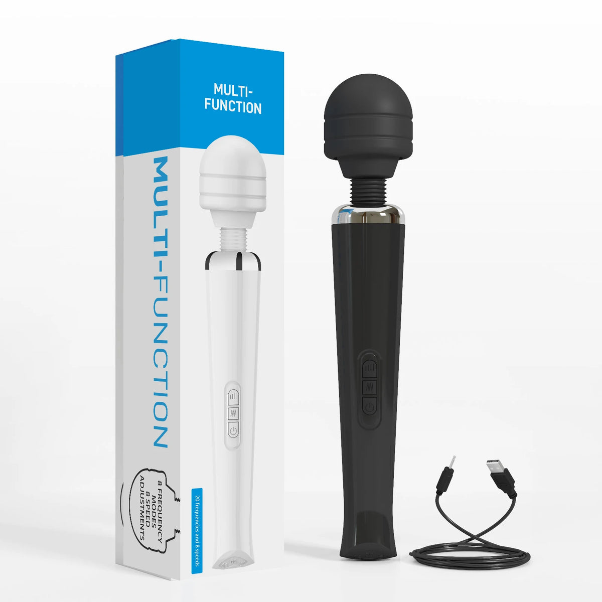 USB-Rechargeable Magic Wand Vibrator