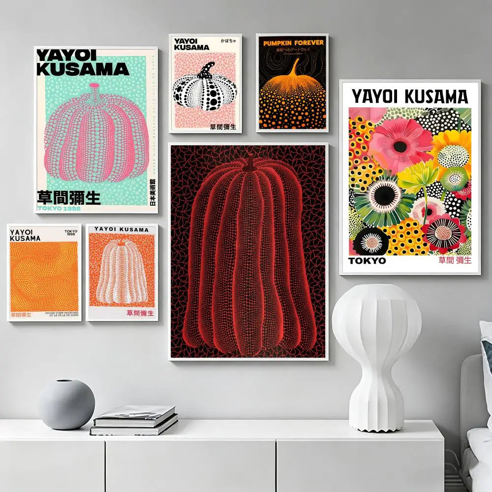 Yayoi Kusama Art Wall Poster