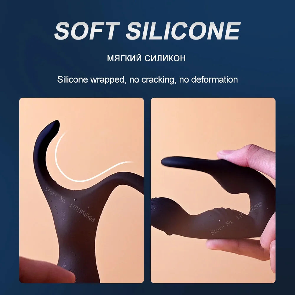 Remote-Control Silicone Prostate Massager