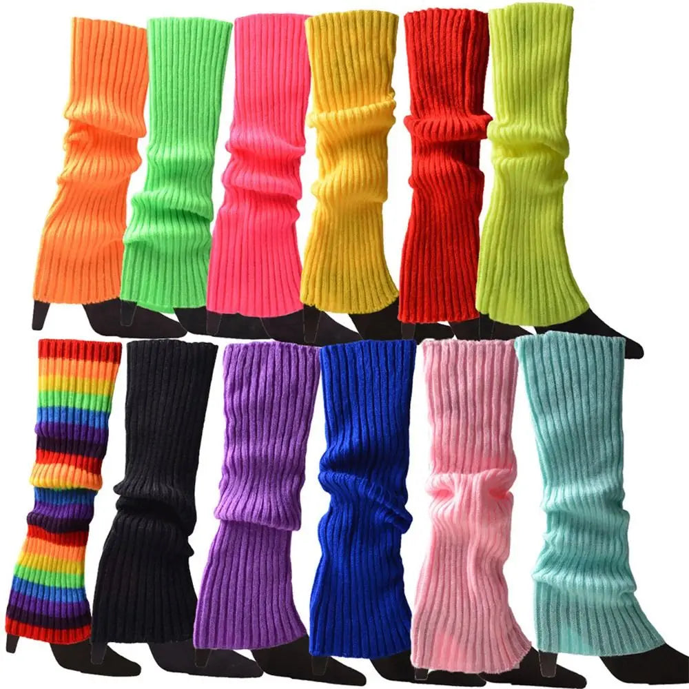 Ribbed Knit Harajuku Lolita Leg Warmers