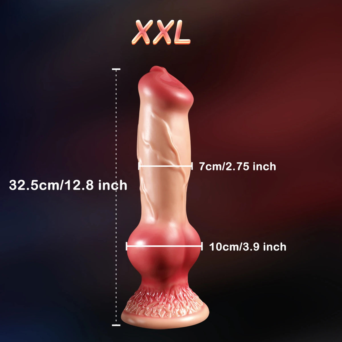 Animal-Style Dildo & Anal Plug with Suction Cup