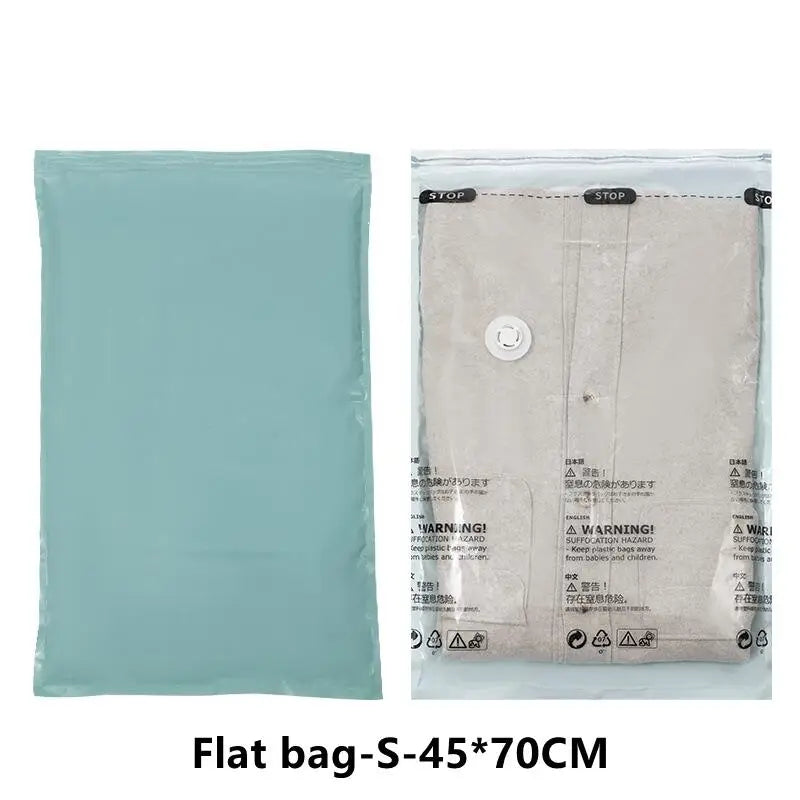 Large No-Pump Compression Storage Bags