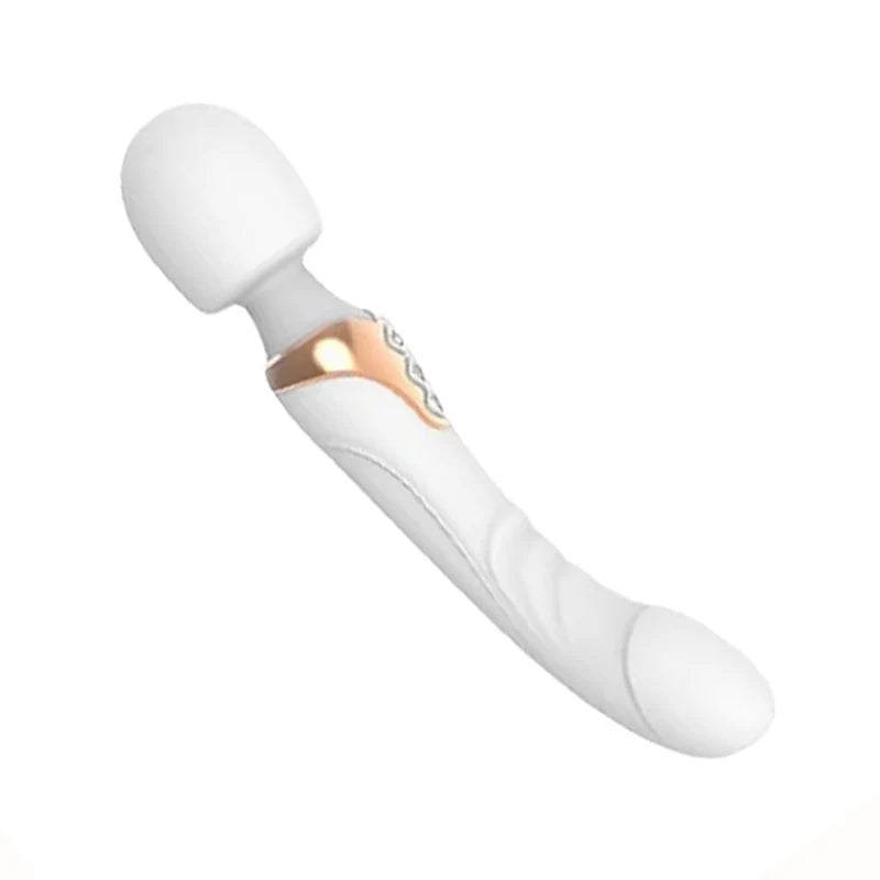 Silicone Rechargeable 10-Mode Wand Vibrator