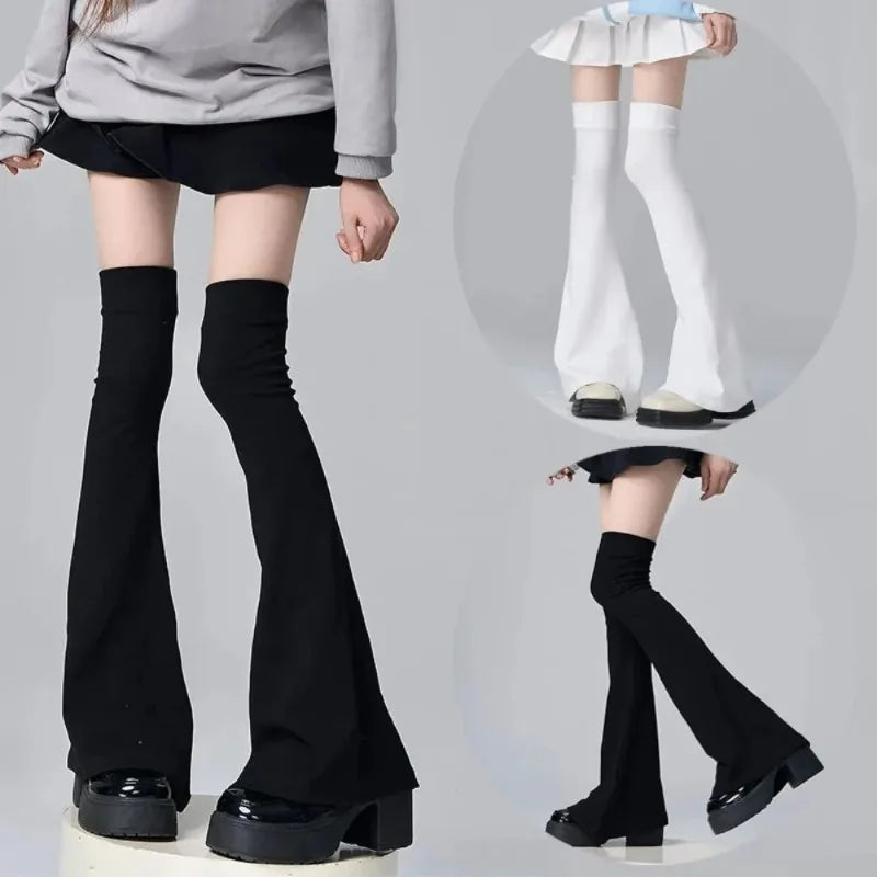 Harajuku Punk Over-Knee Horn-Cuff Leg Warmers