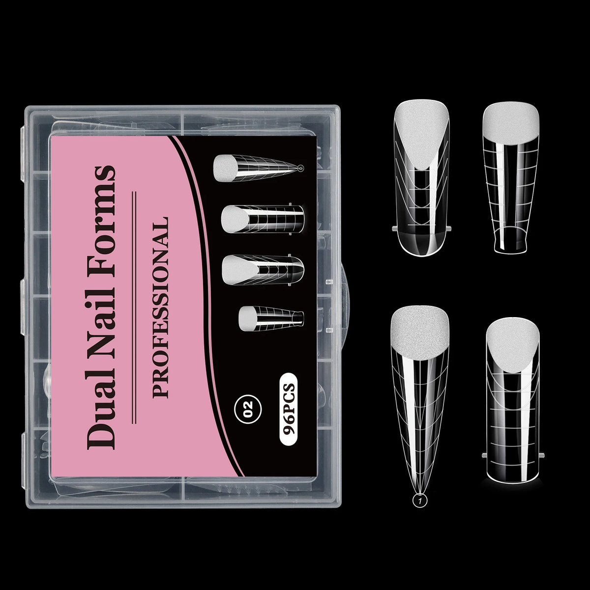 Full-Cover Acrylic Nail Extension Tips