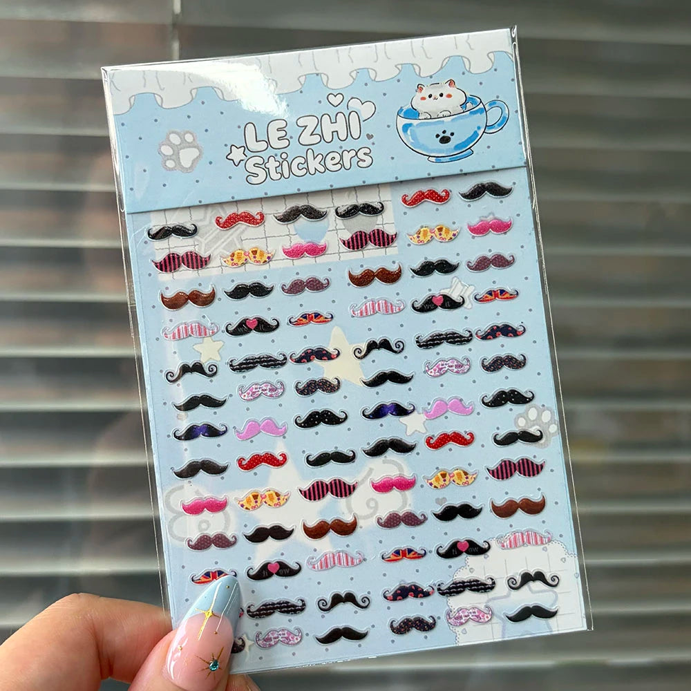Tiny Strawberry & Floral Decorative Sticker Set