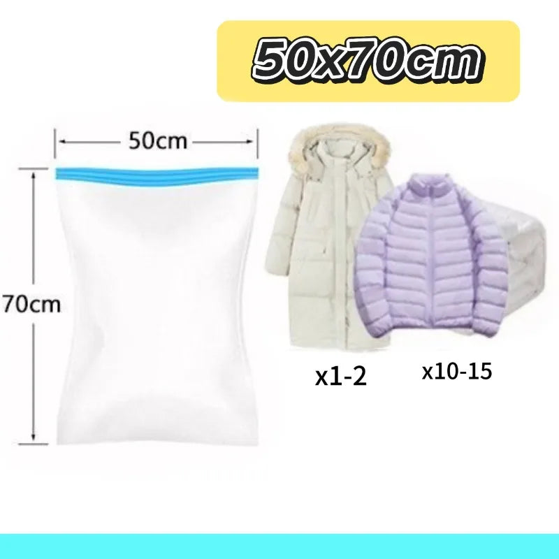 Reusable Roll-Up Travel Compression Storage Bag