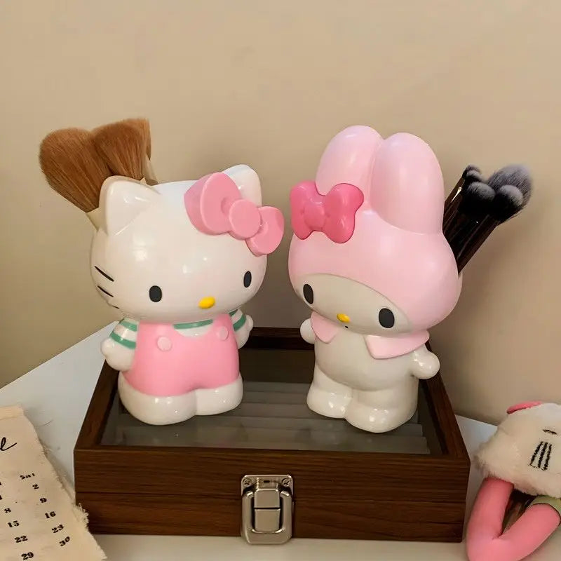 Kawaii Cat Print Pencil Holder Organizer