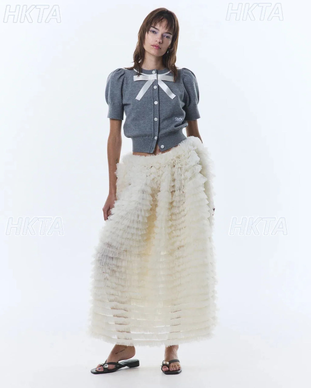 Japanese Style Sweet Stereo Bows Knitting Tshirt Cardigan Top Women Summer New Loose Casual Solid Short-sleeve Knitting Shirt