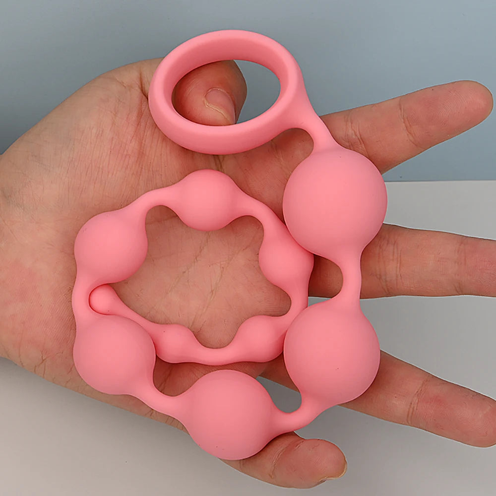 Graduated Silicone Anal Bead Chain