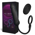 Remote-Control Telescopic Vibrating Anal Plug & Ring