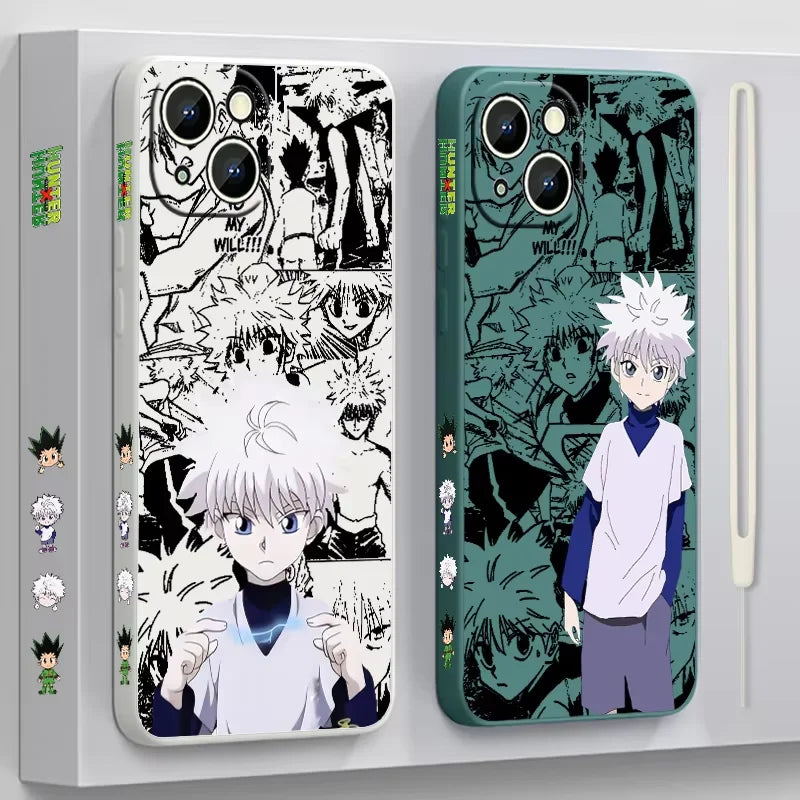 HUNTER×HUNTER Phone Case with Lanyard For IPhone 16 e 15 14 13 12 11 Pro Max X XR XS Plus Mini SE 2020 2022 Anime Mobile Case