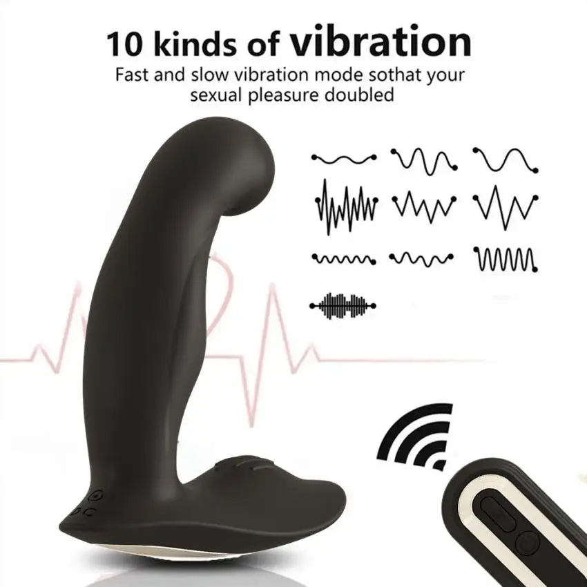 Wireless-Control Vibrating Prostate Massager