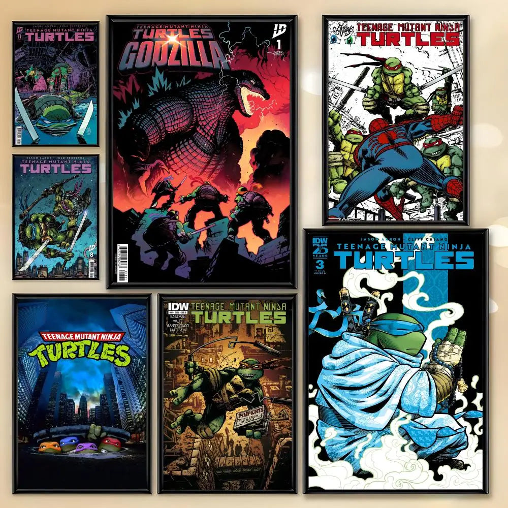 TMNT Vintage Waterproof Wall Poster
