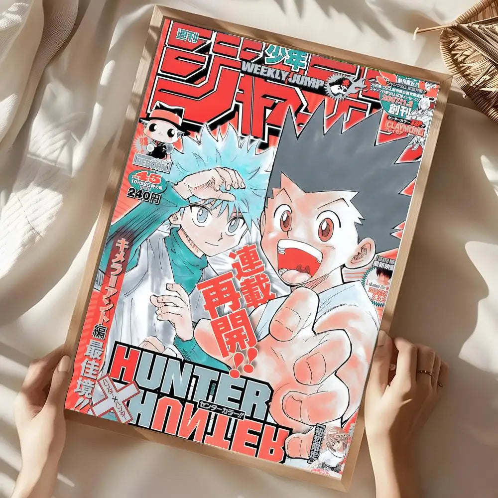 Anime H-Hunter x Hunter Poster Wall art print art suitable for living room bedroom bar parlor home decoration gift
